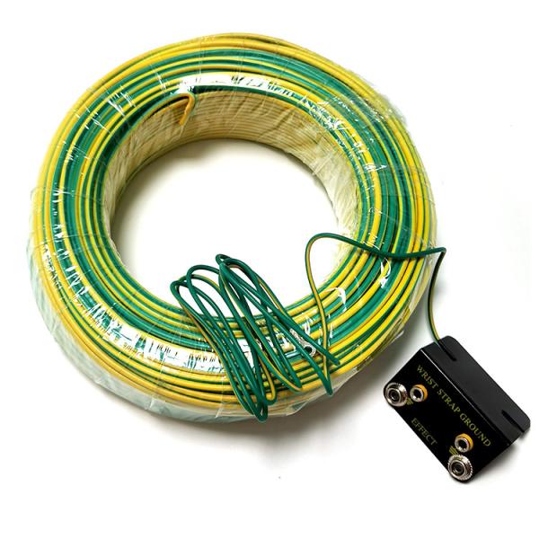 кабель земли 300/500V 100m фотовольтайческий медный земной 450/750V