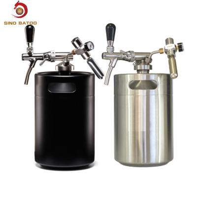 Botão ajustável do presente distribuidor do barril de cerveja de 5 litros