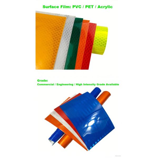 PET Scotchlite Reflective Sheeting 3100 For Advertisement Printing Cutting
