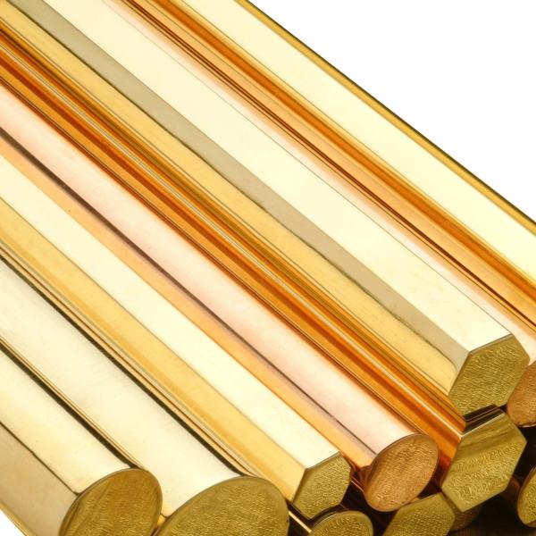 Square Brass and Copper Alloy Bar 1m 2m 3m Length