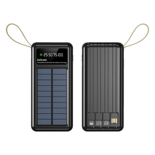 Universal Lithium Ion Solar Power Bank 20000mAh Power Bank With 3A Output Voltage 5V