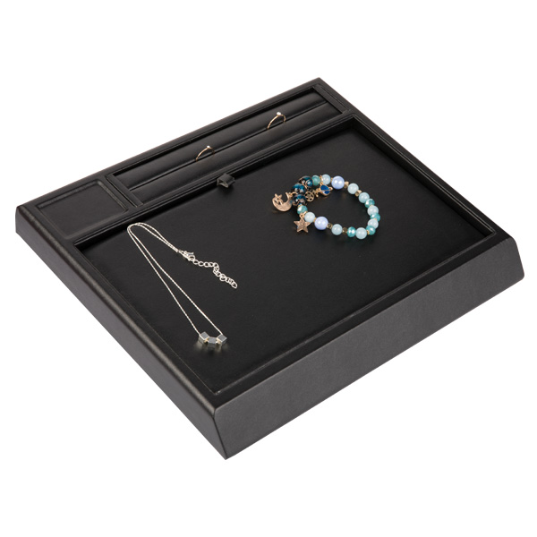 Изготовленная на заказ форма Лигхтвайт Ретангулар коробки дисплея ювелирных изделий шкентелей Пу легкая для использования