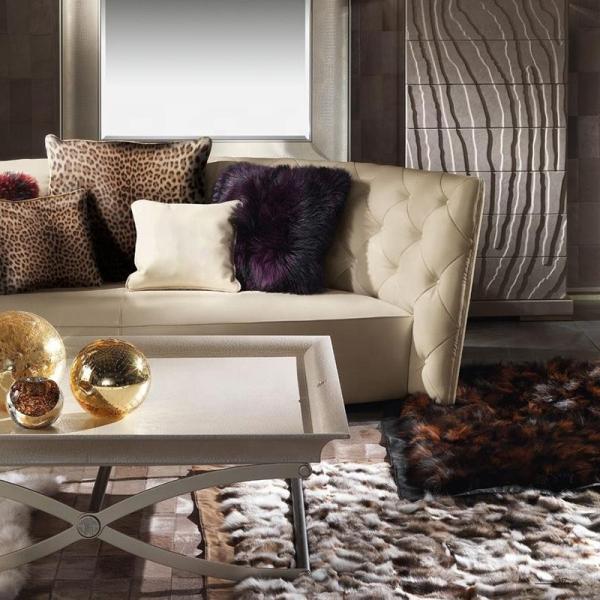 OEM Luxury Living Room Furniture Sets Solid Wood Base Matted Leather Hollow Back Two Seat Sofa