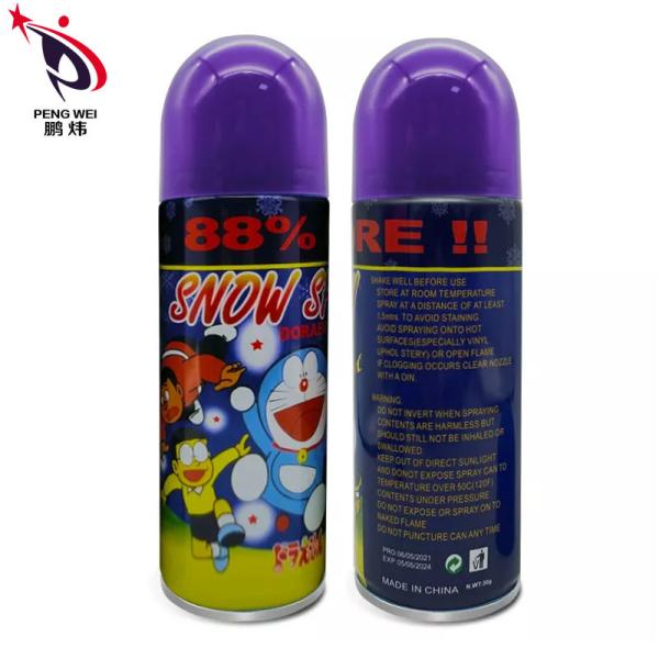 Wedding Birthday Christmas Tree Snow Flake Spray Decoration Artificial Doraemon 250ml