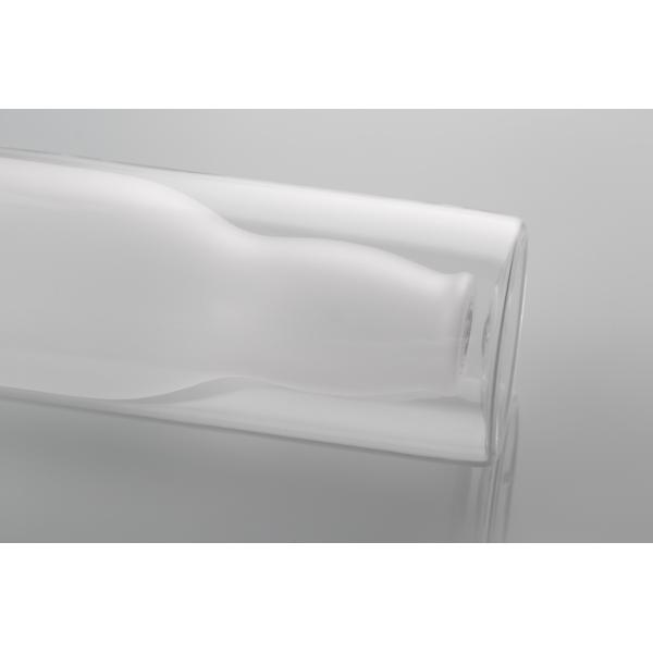 18 Ounce Etched Double Wall Drinking Glass Upside Down Borosilicate Beer Glass