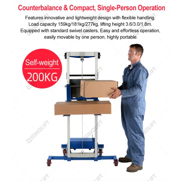 BC Series Counterbalance Hand Winch Stacker