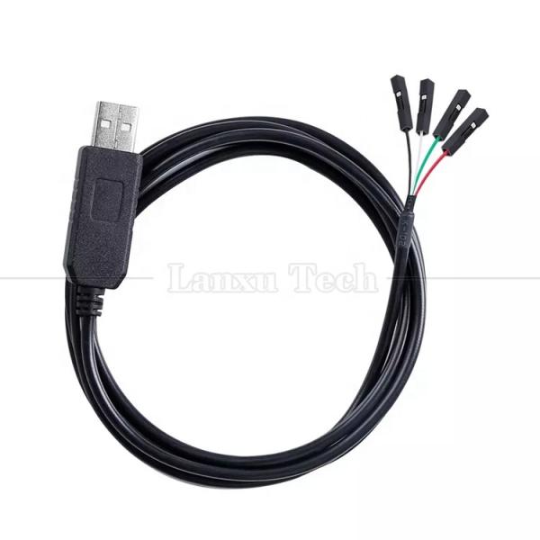 High Compatible WIN7 10 FTDI FT232 5V 3.3V USB to Uart TTL Serial Cable for Raspberry Pi