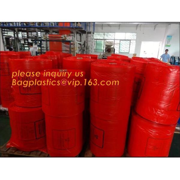 PE asbestos waste bags, Disposal Plastic Bag for Construction Waste, rubbish bag for asbestos fibers, bagplastics, bagea