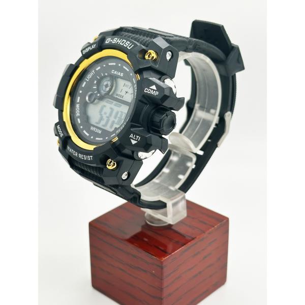 Силиконовые цифровые мужские кварцевые часы спортивные хронографные часы