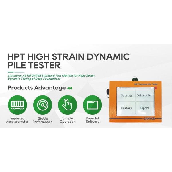 Оборудования для испытаний кучи Hpt Astm D4945 напряжение стандартного высокое для емкости загрузки