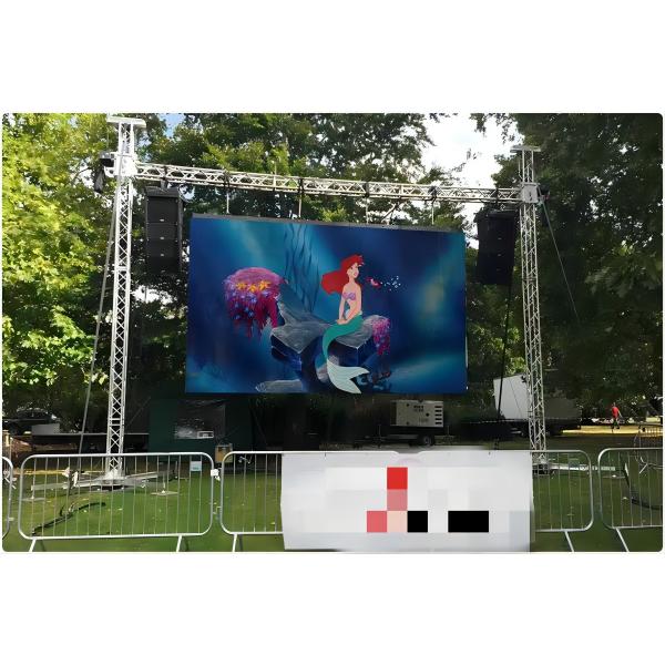 P4.8mm наружный арендный светодиодный дисплей с панелью 500x500mm 3840Hz скорость обновления