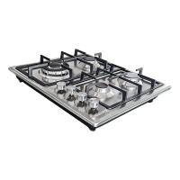 Vente à chaud en acier inoxydable Foyer à gaz 4 brûleur