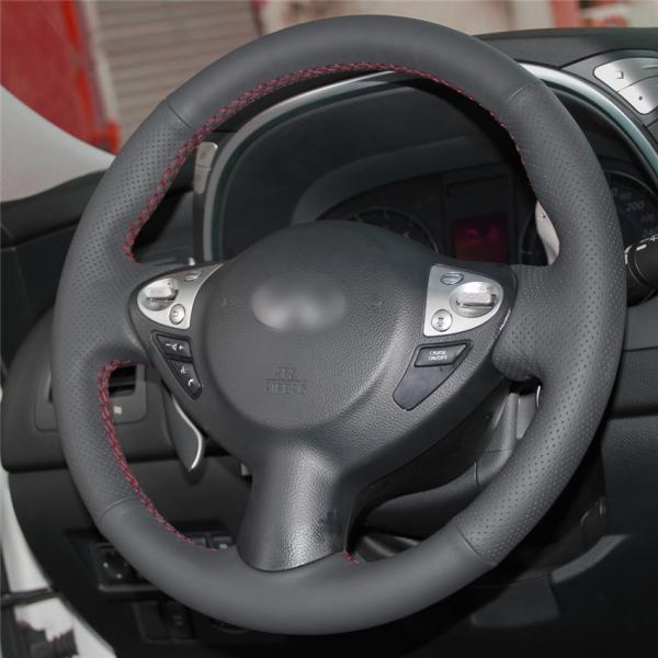 2017-2019 Year PU Leather Customized Steering Wheel Cover for Nissan Maxima Sentra SV