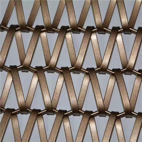 Плакирование фасадов ячеистой сети T316 3mm архитектурноакустическое сплетенное декоративное строя