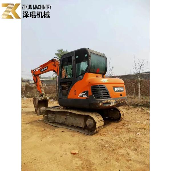 Excavadora usada de segunda mano Doosan DX60-7 DX60-9 6T de Corea