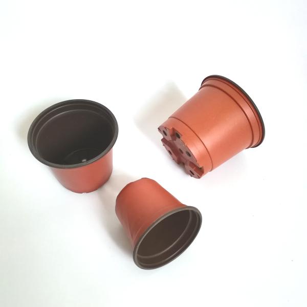 pp blister flower pot plastic flower pot two colours & flower pots