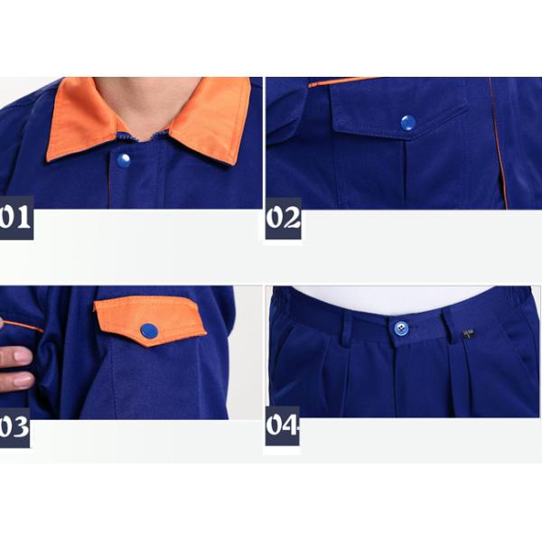 Cool Mechanic Uniform Shirts With Long Jacket And Dark Blue Pants