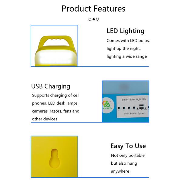 Решетка набора освещения СИД домочадца системы 3.7V солнечной энергии магнето высокой эффективности