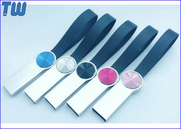 Custom Branding Leather String 2GB Flash Drives Stick Storage Device
