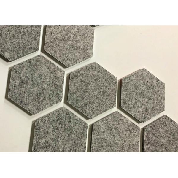 шестиугольник акустической панели полиэфирного волокна высокой плотности 9mm расклассифицированный огнем