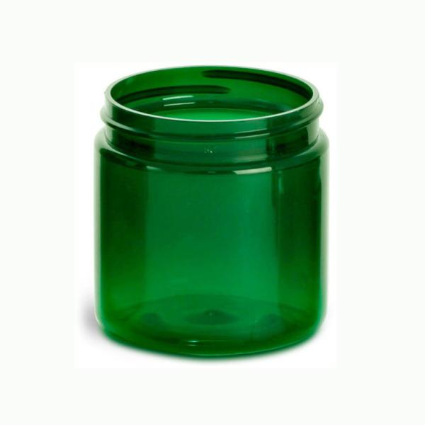 50ml 60ml 120ml Empty Cobalt Blue Plastic Jars With Silver Plastic Screw Lid