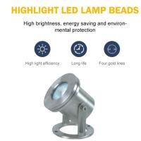 Lumières sous-marines imperméables de RVB SS304 12V 3W LED