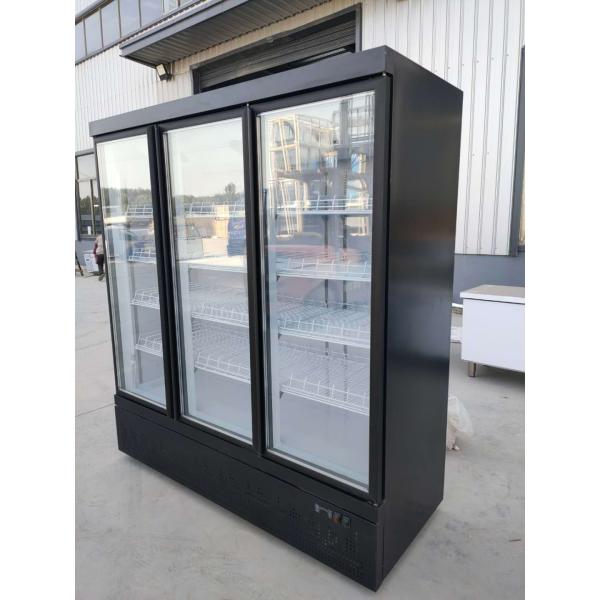 Restaurant Bar Beverage Upright Glass Door Freezer Three Door
