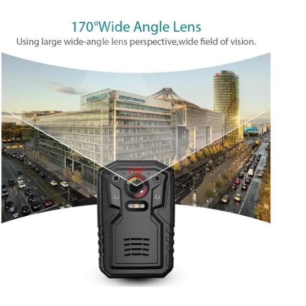 CMOS MX323 5000mAh Wifi Body Worn Camera For Police