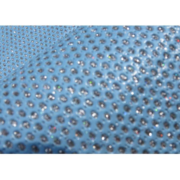 1.38m Width Faux Perforated Leather Fabric For Shoes Bags Clothing