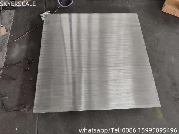 304 Stainless Steel Electronic Platform Weighing Scale 1mx1m 3 Ton Floor Scale