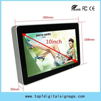 10 inch desk menu digital display, small size digital signage player,support WIFI/3G