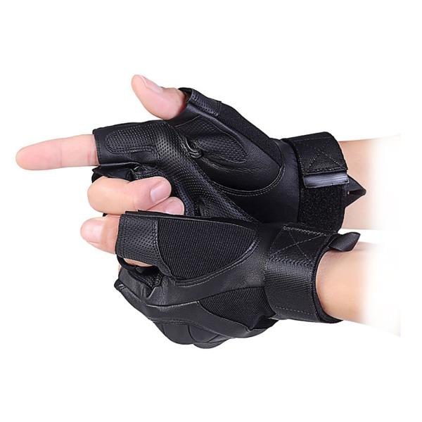 Lightweight Cut Proof Black Tactical Gloves Nylon Outdoor XS-XL Customized Size