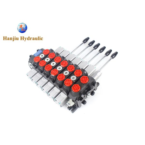DCV Directional Control Valve Hydraulic 15.8GPM High pressure valve with handle at 180°