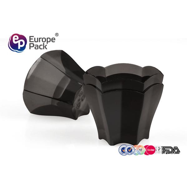 Clear Plastic Dessert Cups 2.5Oz  Flower Shape Dessert Cups 70Ml For Party And Wedding