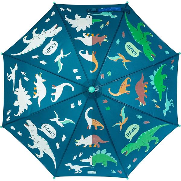 8K 19inch Fiberglass Ribs Windproof Children's Rain Umbrella Cute and Cool Design