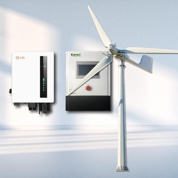 Control de paso variable para turbina eólica de 5KW-50KW con 3 palas, baja velocidad de viento de inicio