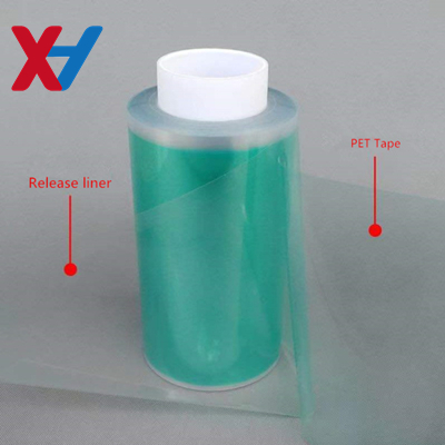 Polyester Tape with Liner Лента из полиэстера, алюминиевая, полиэфирная, 76 мм, янтарная, 10^6-10^9