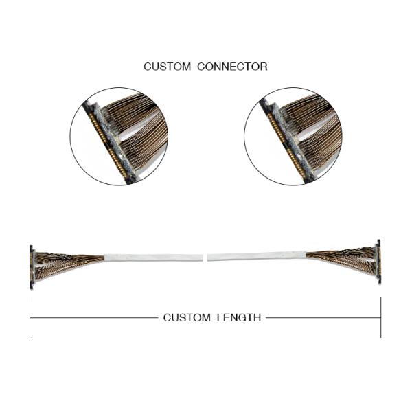 0.3mm Micro Coaxial Cable DF56 26P 0.3SD для дронов соединитель камеры и механическое соединение