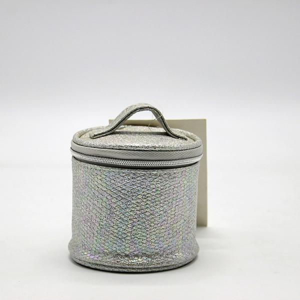 Polyester Ladies Cosmetic Bag 8cm 7.5cm Portable Makeup Bag
