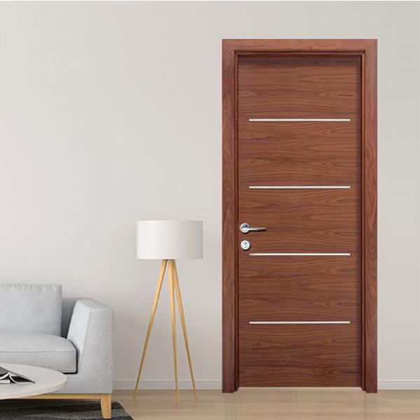 Custom WPC Interior Door 45mm Thickness Waterproof Termite Proof