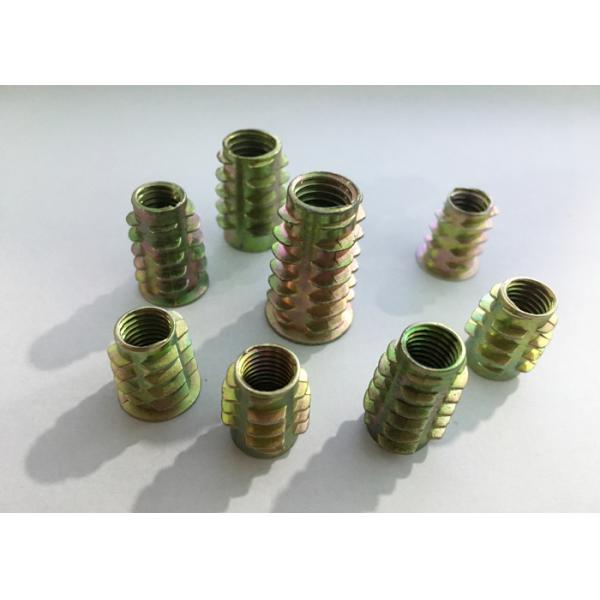 Professional Zinc Alloy Furniture Insert Nut M4 - M10 D Nut E Nut With Washer