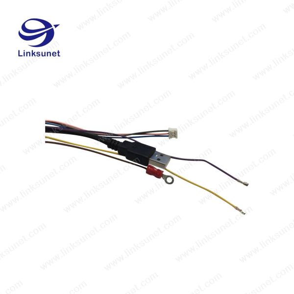 Chogori LED black USB2.0 series connectors and jst xh series natural 10p connectors  Soldering Wiring Harness