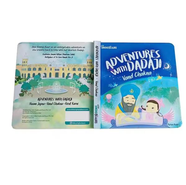 Art Paper Children's Story Book Printing Custom Paperback Book Printing Service