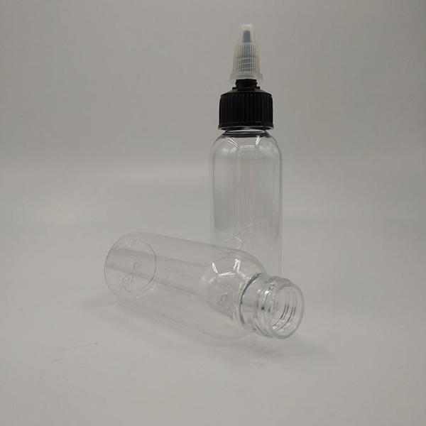 Настраиваемые пластиковые капельницы с винтовыми крышками в прозрачном черном цв