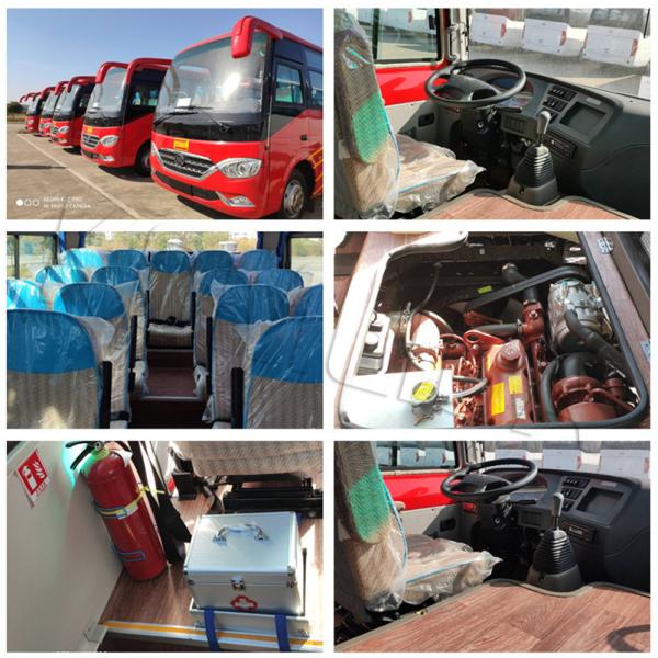 31-50 Seats Coach Bus 8500*2500*3400mm Size Comfortable Interior