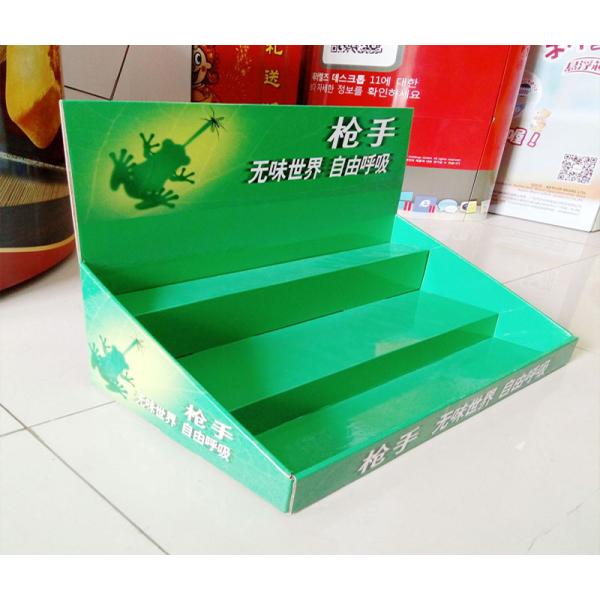 Custom Logo POS Shelving Cardboard Shelves for Small Box Packaging Retail Display