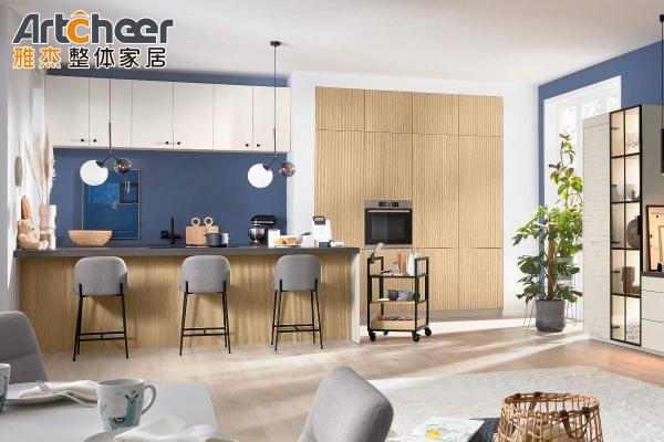 E0 Grade Wood Material Wall Hanging Kitchen Cabinet for Modern European Style Kitchen
