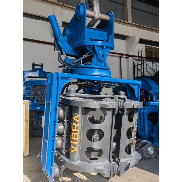 SV-300 High-Capacity Side Grip Pile Driver for 25–32 Ton Excavators – Engineered for Versatile Pile Types & Challenging Terrain