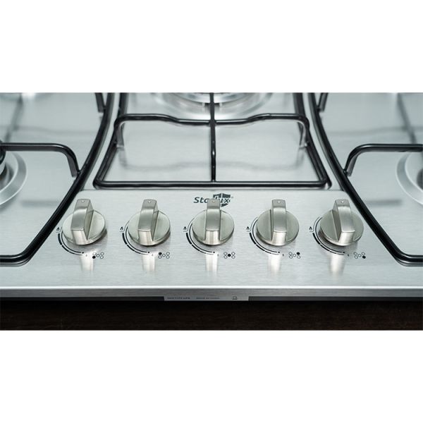 Stainless Steel 5 Burner Gas Cooker Supplier Electric Power Built In For Home And Hotel Cook ECO-27717