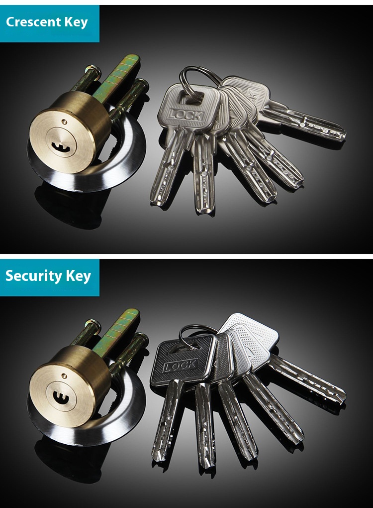 Modern Design Anti-Theft Security Door Lock Full Copper Waterproof B-Grade Core Universal for Old Modern Apartments Finished
